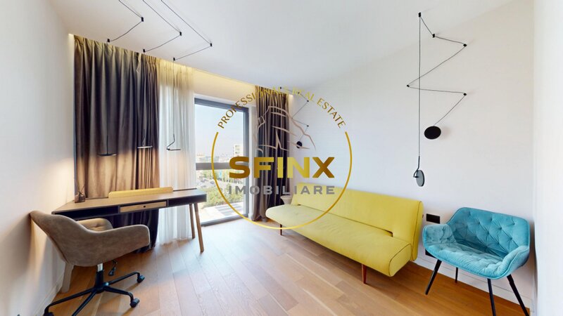 Herastrau apartament 3 camere One Herastrau towers 146mp  loc de parcare